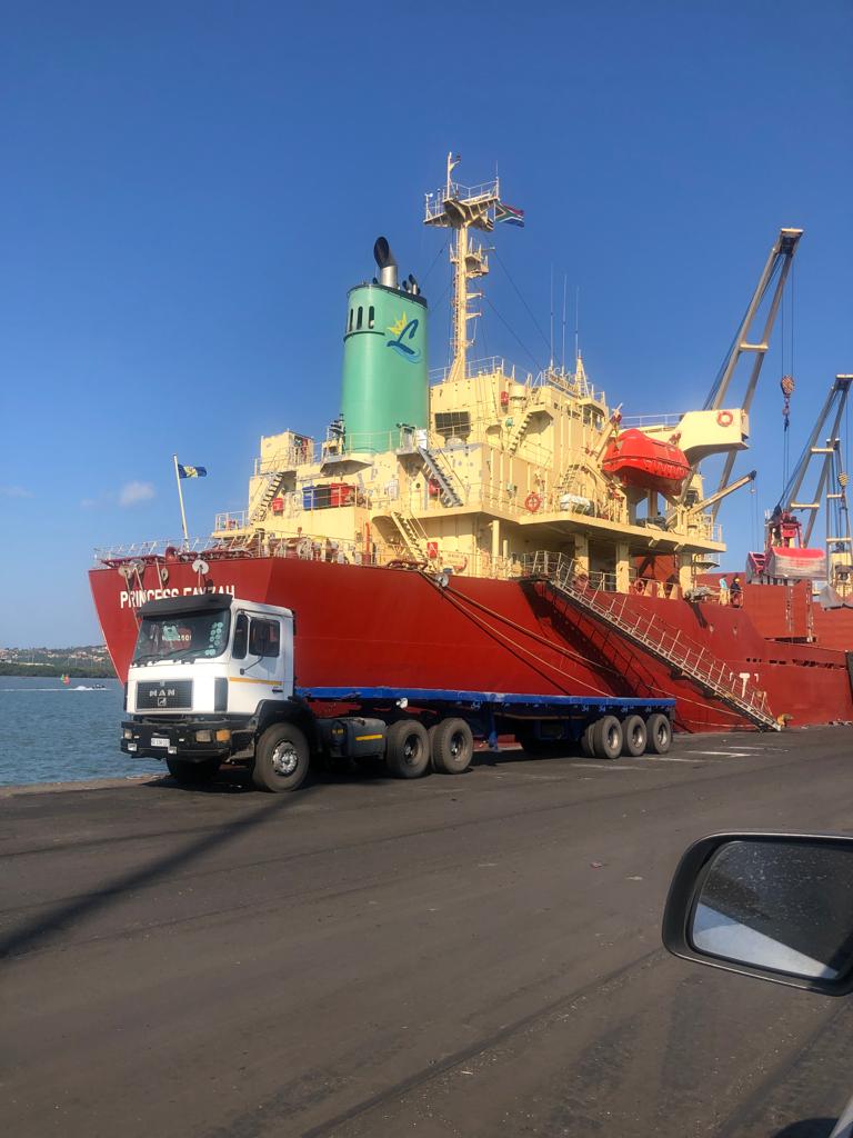 Ship at port
